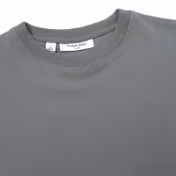 Calvin Klein Womens 2022 Salon Crew Neck Soft Feel Comfort Cropped Sweater - XS, Sage