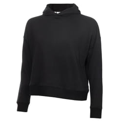 Calvin Klein Womens 2022 Capa Lightweight Breathable Moisture Wicking Hoody - XS, Black