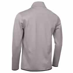 Calvin Klein Mens 2022 Delta Half Zip Moisture Wicking Midlayer Golf Sweater - 2XL, Silver Marl