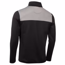 Calvin Klein Mens 2022 Traverse Half Zip Midlayer Stretch Golf Sweater - 2XL, Grey/Black