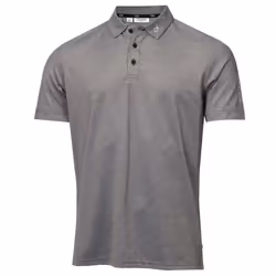 Calvin Klein Mens Concord Sustainable Moisture Wicking Golf Polo Shirt - L, Black Marl