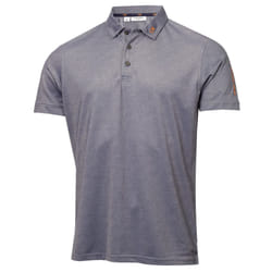 Calvin Klein Mens Concord Sustainable Moisture Wicking Golf Polo Shirt - L, Navy Marl