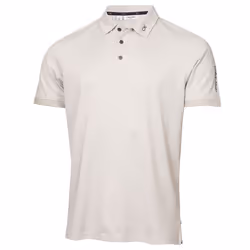 Calvin Klein Mens Concord Sustainable Moisture Wicking Golf Polo Shirt - M, Pale Silver Marl