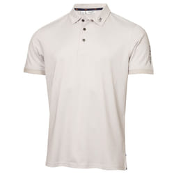 Calvin Klein Mens Concord Sustainable Moisture Wicking Golf Polo Shirt - M, Pale Silver Marl