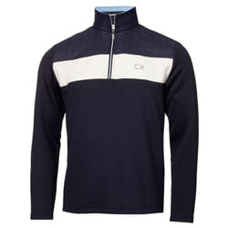 Calvin Klein Mens Danvers 1/4 Zip Stretch Insulated Golf Sweater - XL, Navy