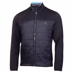 Calvin Klein Mens 2023 Malden Hybrid Water Repellent Thermal Golf Jacket - 2XL, Navy