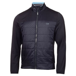 Calvin Klein Mens 2023 Malden Hybrid Water Repellent Thermal Golf Jacket - 2XL, Navy