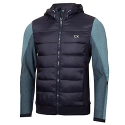 Calvin Klein Mens 2023 Dynamo Hooded Performance Stretch Fabric Golf Jacket - M, Navy