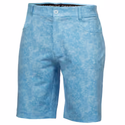 Calvin Klein Mens 2023 Printed Genius Four Way Stretch Breathable Golf Shorts - 36" Waist, Boysenberry Blue