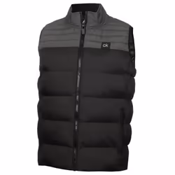 Calvin Klein Mens 2022 Voltron Padded Water Resistant Golf Gilet - M, Black
