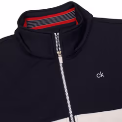 Calvin Klein Mens 2022 Scale CK Insul-Lite 1/2 Zip Golf Sweater - L, Navy