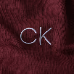 Calvin Klein Mens 2022 V-Neck Tour Durable Comfort Golf Sweater - L, Burgundy