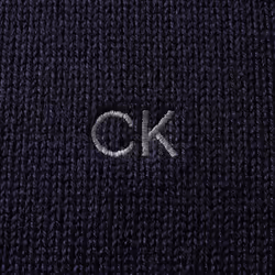 Calvin Klein Mens 2023 Knit Cotton 1/2 Zip Golf CK Top Sweater - XXXXXL, Navy