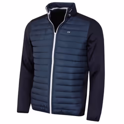 Calvin Klein Mens 2022 CK Hybrid Insulate Lightweight Golf Jacket - 2XL, Navy/Navy