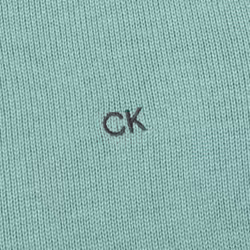 Calvin Klein Mens 2023 Knit Cotton 1/2 Zip Golf CK Top Sweater - XXXXL, Sage