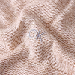 Calvin Klein Mens 2022 V-Neck Soft Cotton Easy Care Golf Sweater - 3XL, Caramel Marl