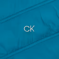 Calvin Klein Mens Frontera Insulated Breathable Hybrid Golf Jacket - L, Caribbean