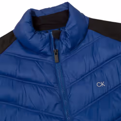 Calvin Klein Mens Frontera Insulated Breathable Hybrid Golf Jacket - M, Royal