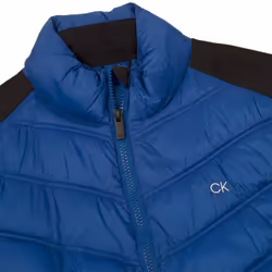 Calvin Klein Mens Frontera Moisture Wicking Full Zip Hybrid Golf Gilet - M, Royal