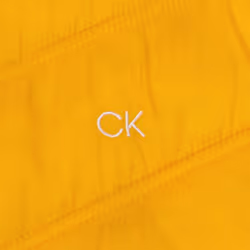 Calvin Klein Mens Frontera Insulated Breathable Hybrid Golf Jacket - S, Mustard