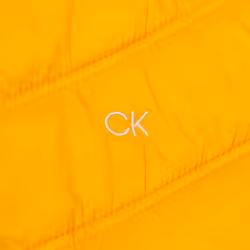 Calvin Klein Mens Frontera Moisture Wicking Full Zip Hybrid Golf Gilet - L, Mustard