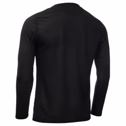 Calvin Klein Mens Assorted Long Sleeve 3 Pack Breathable Wicking T-Shirt - S, Black/Black/Black