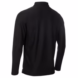 Calvin Klein Mens 2024 Long Sleeve Light Central Golf Polo Shirt - XXXXL, Black