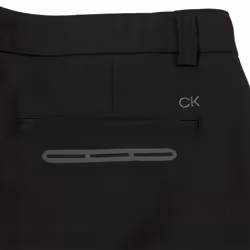 Calvin Klein Mens Regular Fit Tech Warm Water Repellent Golf Trousers - 38R, Black
