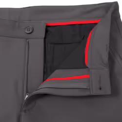Calvin Klein Mens Regular Fit Tech Warm Water Repellent Golf Trousers - 36R, Metal Grey