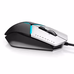 Alienware AW958, Ambidextrous, Optical, USB Type-A, 12000 DPI, 1 ms, Black, Silver