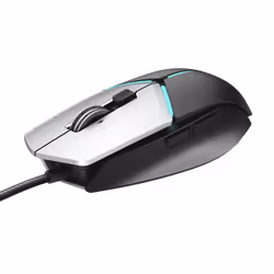 Alienware AW959, Right-hand, Optical, USB Type-A, 12000 DPI, Black, Silver