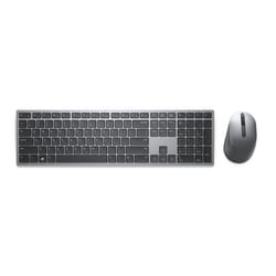 DELL KM7321W keyboard Mouse included Office RF Wireless + Bluetooth QWERTY Italian Grey, Titanium