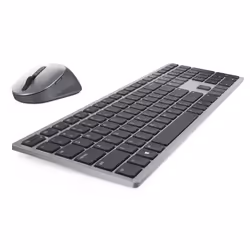 DELL KM7321W keyboard Mouse included Office RF Wireless + Bluetooth QWERTY Italian Grey, Titanium