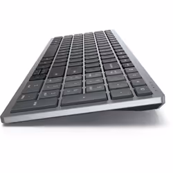 DELL KB740 keyboard Office RF Wireless + Bluetooth QWERTZ German Grey, Black