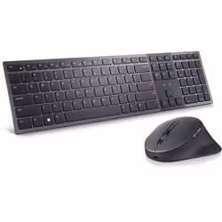 DELL KM900, Wireless, RF Wireless + Bluetooth, Scissor key switch, QWERTZ, Graphite, Mouse included