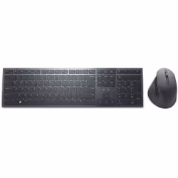 DELL KM900 keyboard Mouse included Office RF Wireless + Bluetooth QWERTZ German Graphite