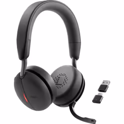 DELL WL5024 Headset Wired & Wireless Head-band Aviation/Air traffic control USB Type-C Bluetooth Black - Additional view 4