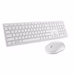 DELL KM5221W keyboard Mouse included Office RF Wireless QWERTZ Czech, Slovakian White