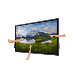 DELL P6524QT Interactive flat panel 163.9 cm (64.5") LCD 350 cd/m² 4K Ultra HD Black Touchscreen - Additional view 8