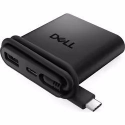 DELL DA225 Wired USB 3.2 Gen 1 (3.1 Gen 1) Type-C Black - Additional view 2