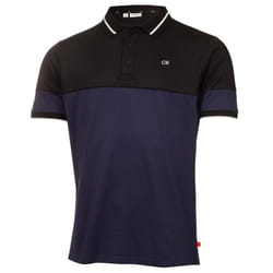 Calvin Klein Mens 2023 Marshall Recycled Easy Care Wicking Golf Polo Shirt - XL, Peacoat