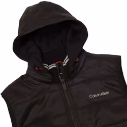 Calvin Klein Mens 2023 Somme Valley Hybrid Water Resistant Thermal Golf Gilet - S, Black