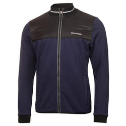 Calvin Klein Mens 2023 Nash Mills Hybrid Full Zip Insulated Golf Jacket - XL, Peacoat