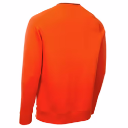 Calvin Klein Mens 2023 Rendell Soft Crew Neck Stretch Fabric Golf Sweater - XXL, Spicy Orange