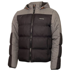 Calvin Klein Mens 2023 Elmswell Hybrid Water Resistant Thermal Golf Jacket - XL, Black