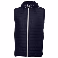 Calvin Klein Mens Redwood Hooded Hybrid Lightweight Gilet - XL, Navy/Navy