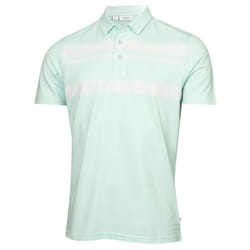 Calvin Klein Mens 2024 Fort Jackson Lightweight Quick Drying Golf Polo Shirt - M, Aqua