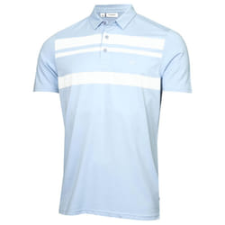 Calvin Klein Mens 2024 Fort Jackson Lightweight Quick Drying Golf Polo Shirt - M, Blue