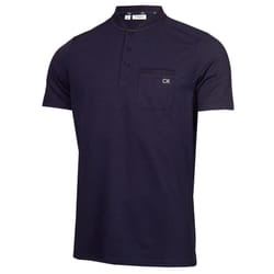 Calvin Klein Mens 2024 Middlebrook Easy Care Moisture Wicking Golf Polo Shirt - XXL, Evening Blue