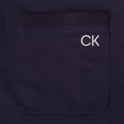 Calvin Klein Mens 2024 Middlebrook Easy Care Moisture Wicking Golf Polo Shirt - XXL, Evening Blue